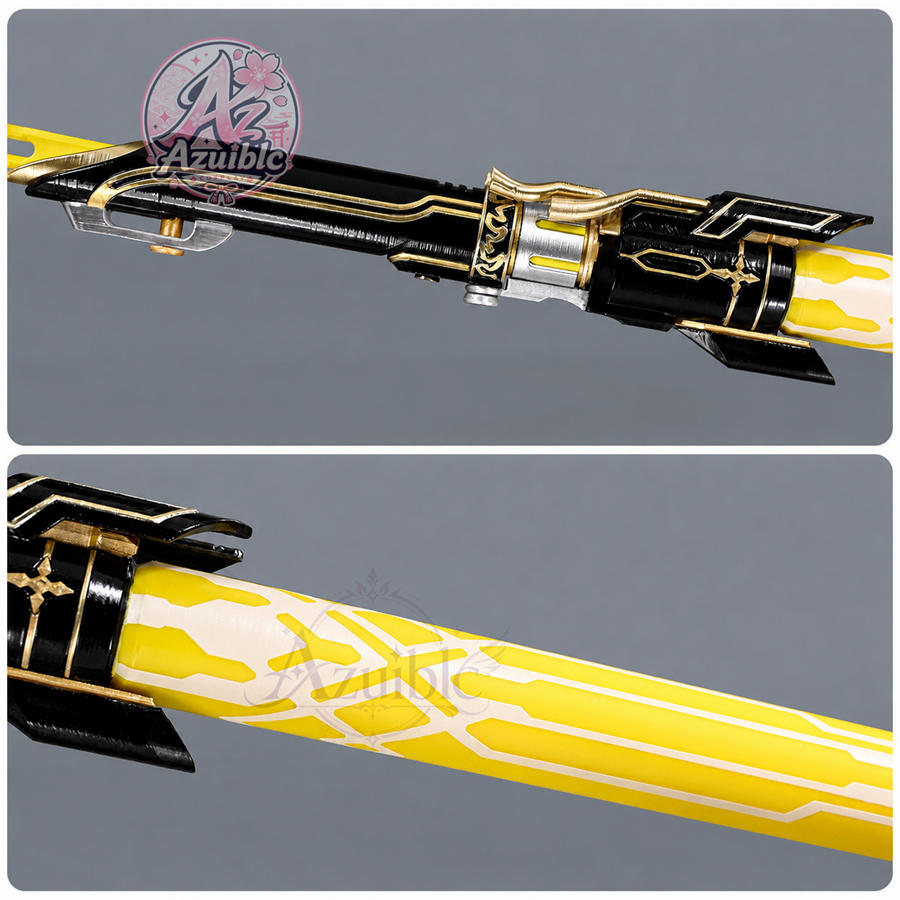 Azuiblc 崩壊：スターレイル 愉悦 開拓者 LED発光ペンライト｜伸縮式 コスプレ道具 400g