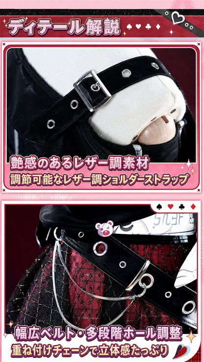 【Azuiblc】崩壊：スターレイル 花火（スパークル）コスプレ衣装「甘い夢の電波」17点豪華セット ぬいぐるみ＆ネイルチップ付き