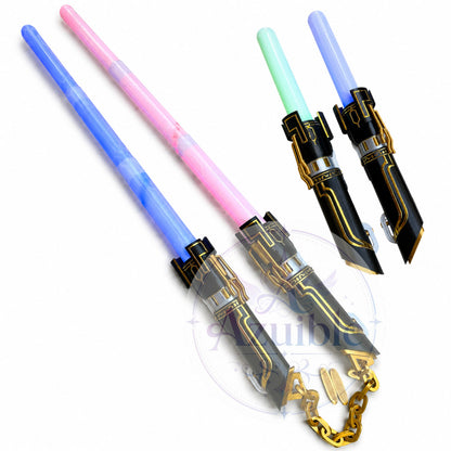 Azuiblc　  崩壊スターレイル  愉悦開拓者の武器　応援棒　コスプレ道具　7色発光対応　武器モデル　