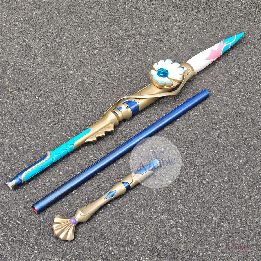 Azuiblc 崩壊：スターレイル パール（真珠）毛筆型コスプレ武器・道具 全長約200cm PU製 大型造形モデル
