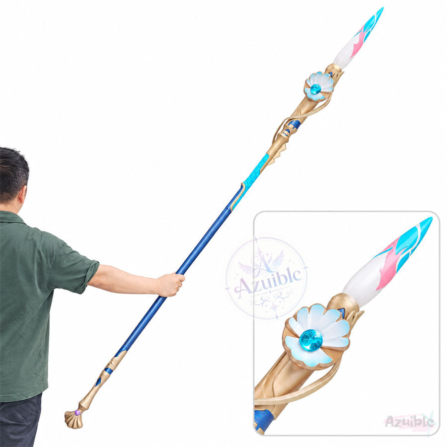 Azuiblc 崩壊：スターレイル パール（真珠）毛筆型コスプレ武器・道具 全長約200cm PU製 大型造形モデル