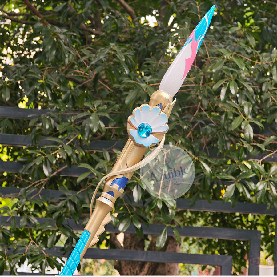 Azuiblc 崩壊：スターレイル パール（真珠）毛筆型コスプレ武器・道具 全長約200cm PU製 大型造形モデル