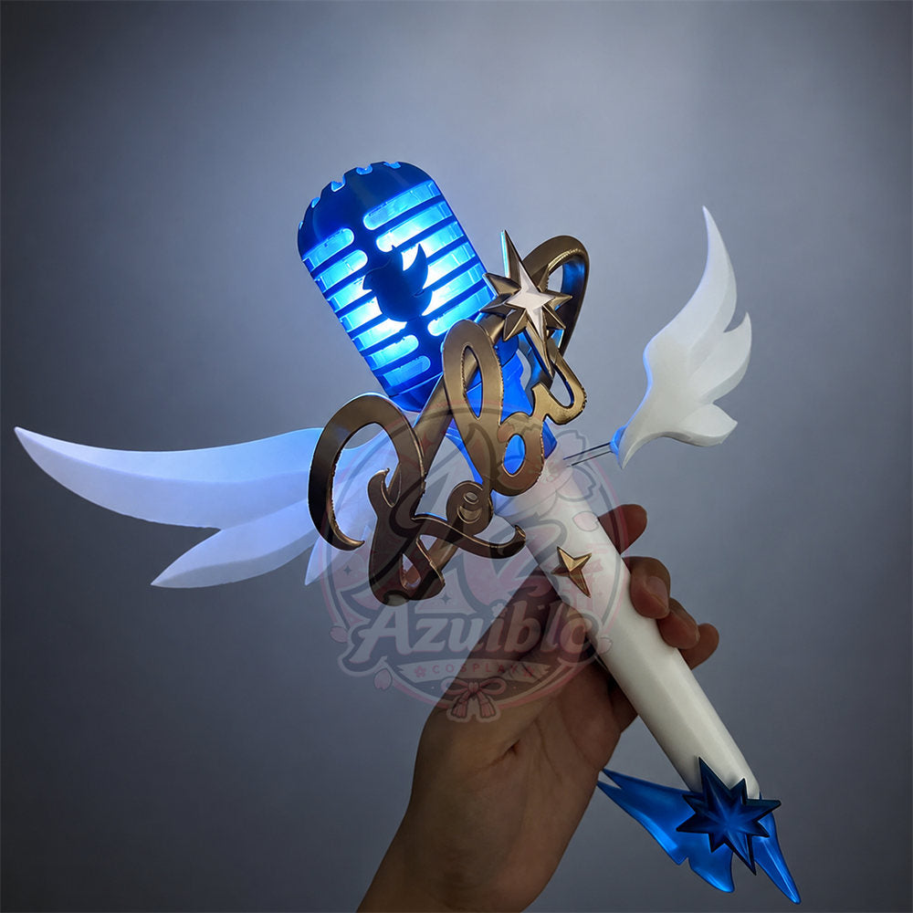 【Azuiblc】崩壊スターレイル ロビン「夏空の歌」専用コーデマイク コスプレ道具 発光対応 PLA製 イベント・舞台・撮影用 Honkai: Star Rail