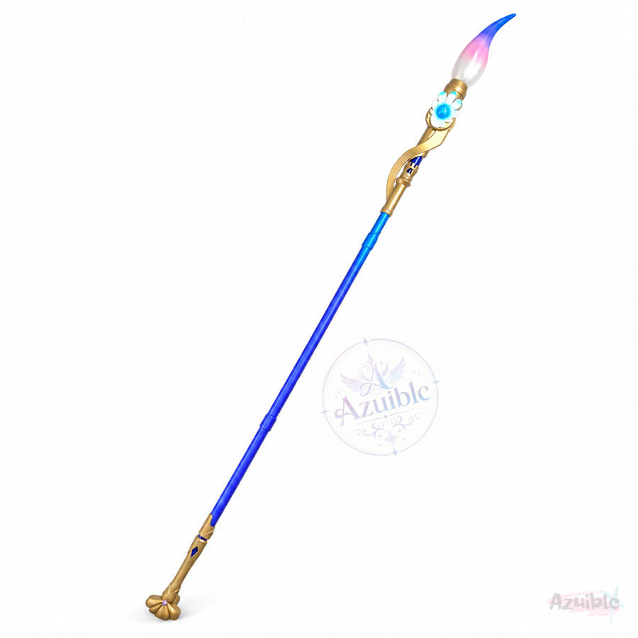 Azuiblc 崩壊：スターレイル 真珠 モチーフ武器 コスプレ道具｜約190cm 発光 分割式 PLA＋LED