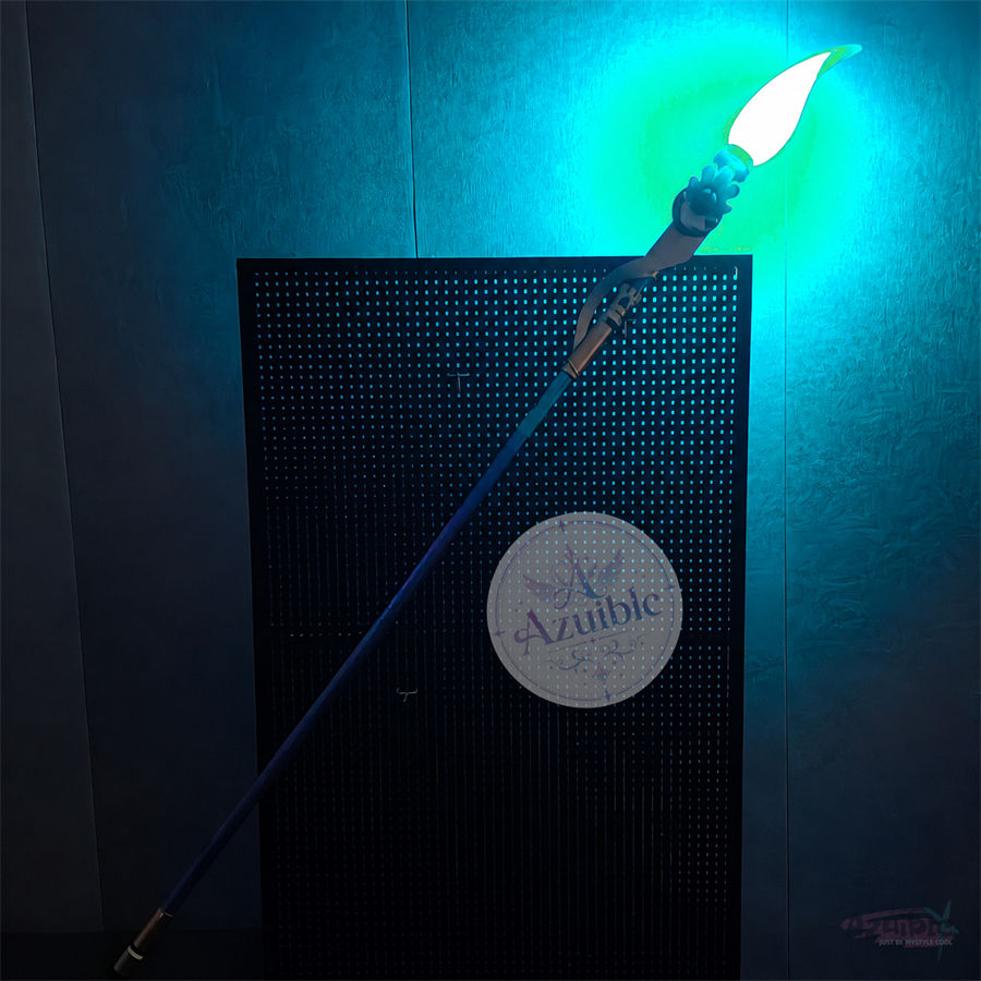 Azuiblc 崩壊：スターレイル 真珠 モチーフ武器 コスプレ道具｜約190cm 発光 分割式 PLA＋LED