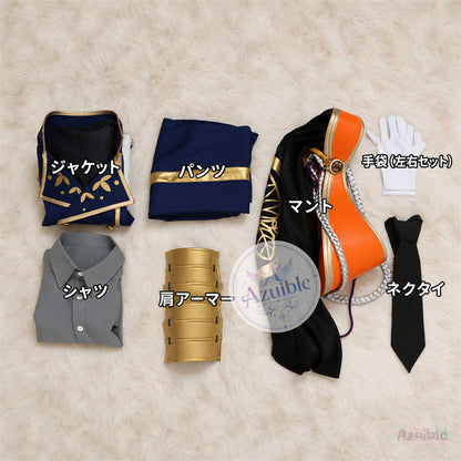 Azuiblc 刀剣乱舞 一期一振 コスプレ衣装 軍服風 コスプレ服