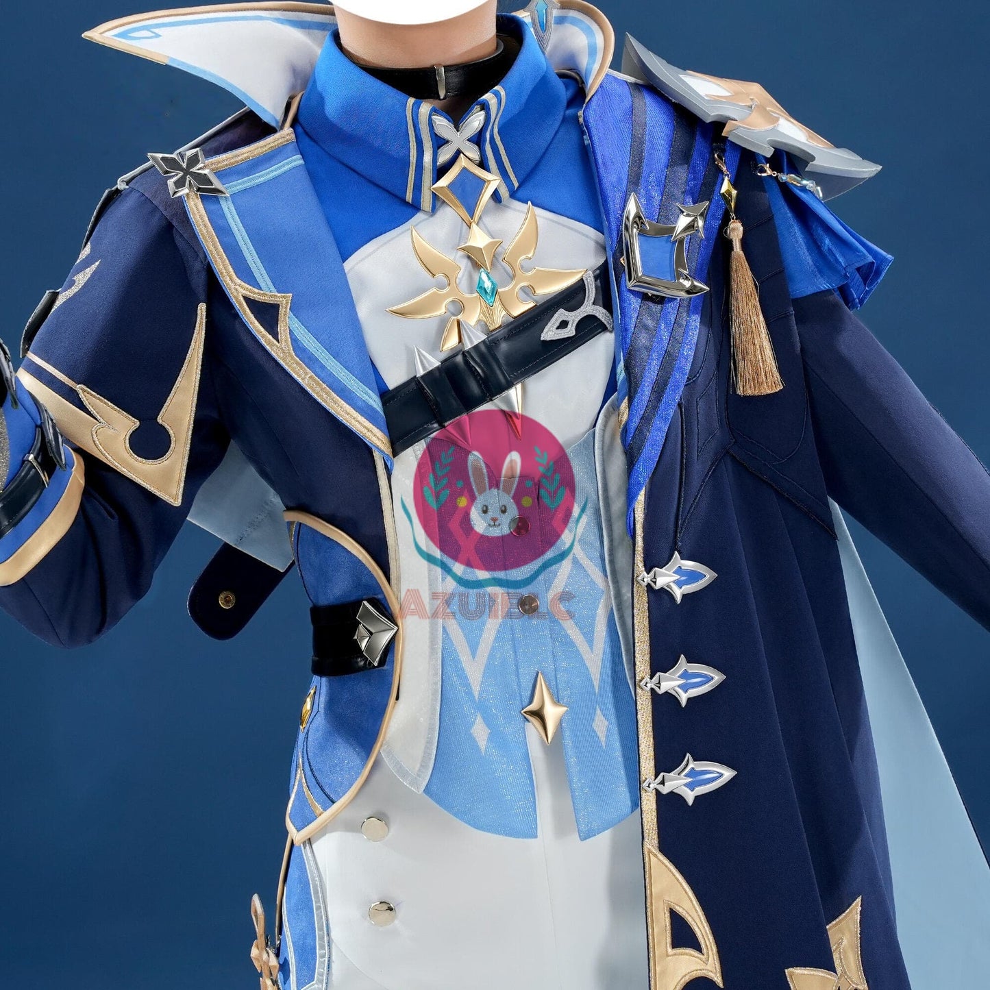 【Azuiblc】予約開始 原神 ローエン Lohen コスプレ コスプレ衣装 金属アクセサリー 可動式クロスボウ コスチュームセット cosplay 舞台 イベント