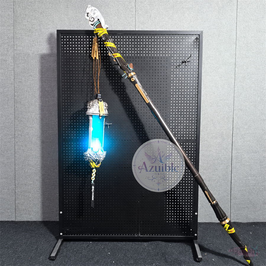 Azuiblc 鳴潮 景燃 ジンラン コスプレ道具｜170cm & 40cm  発光 提灯杖 Wuthering Waves