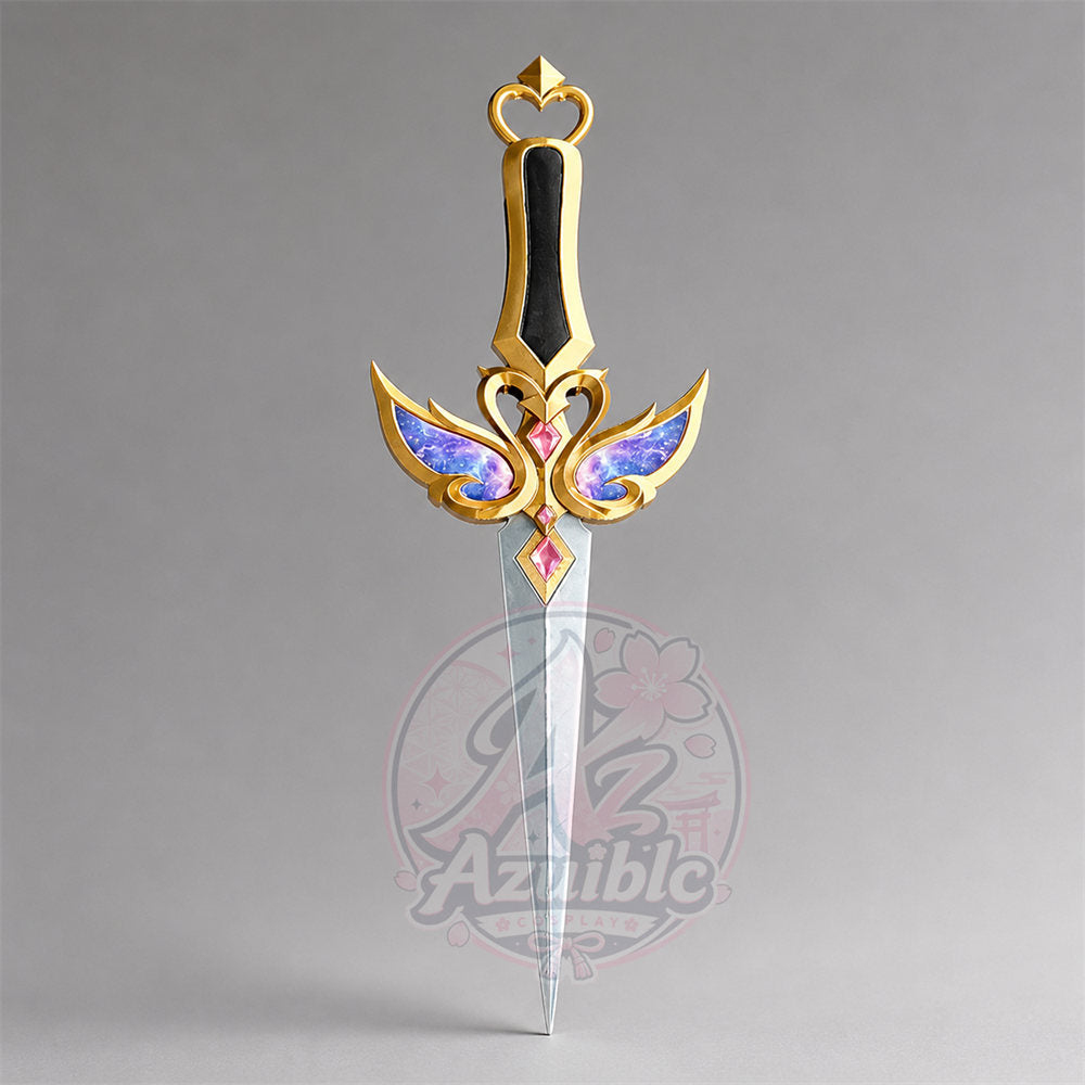 【Azuiblc】原神　オデット　モチーフ武器モデル　コスプレ道具　40cm　短剣　PLA製 イベント・舞台・撮影用