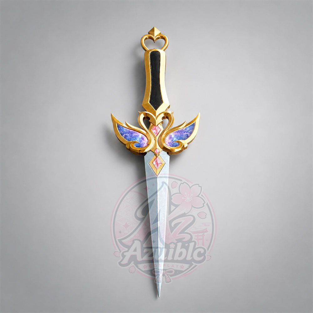 【Azuiblc】原神　オデット　モチーフ武器モデル　コスプレ道具　40cm　短剣　PLA製 イベント・舞台・撮影用