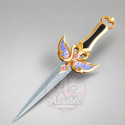 【Azuiblc】原神　オデット　モチーフ武器モデル　コスプレ道具　40cm　短剣　PLA製 イベント・舞台・撮影用