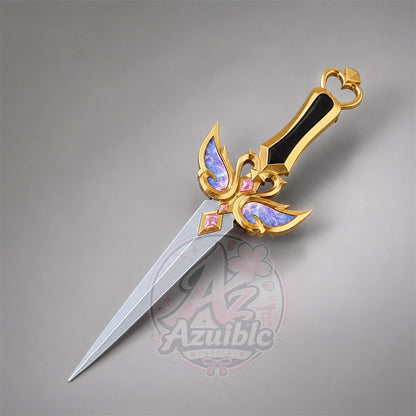 【Azuiblc】原神　オデット　モチーフ武器モデル　コスプレ道具　40cm　短剣　PLA製 イベント・舞台・撮影用