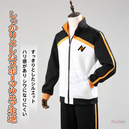 Azuiblc Re:ゼロから始める異世界生活 ナツキ・スバル コスプレ衣装｜ジャージ 上下セット ポケット付き