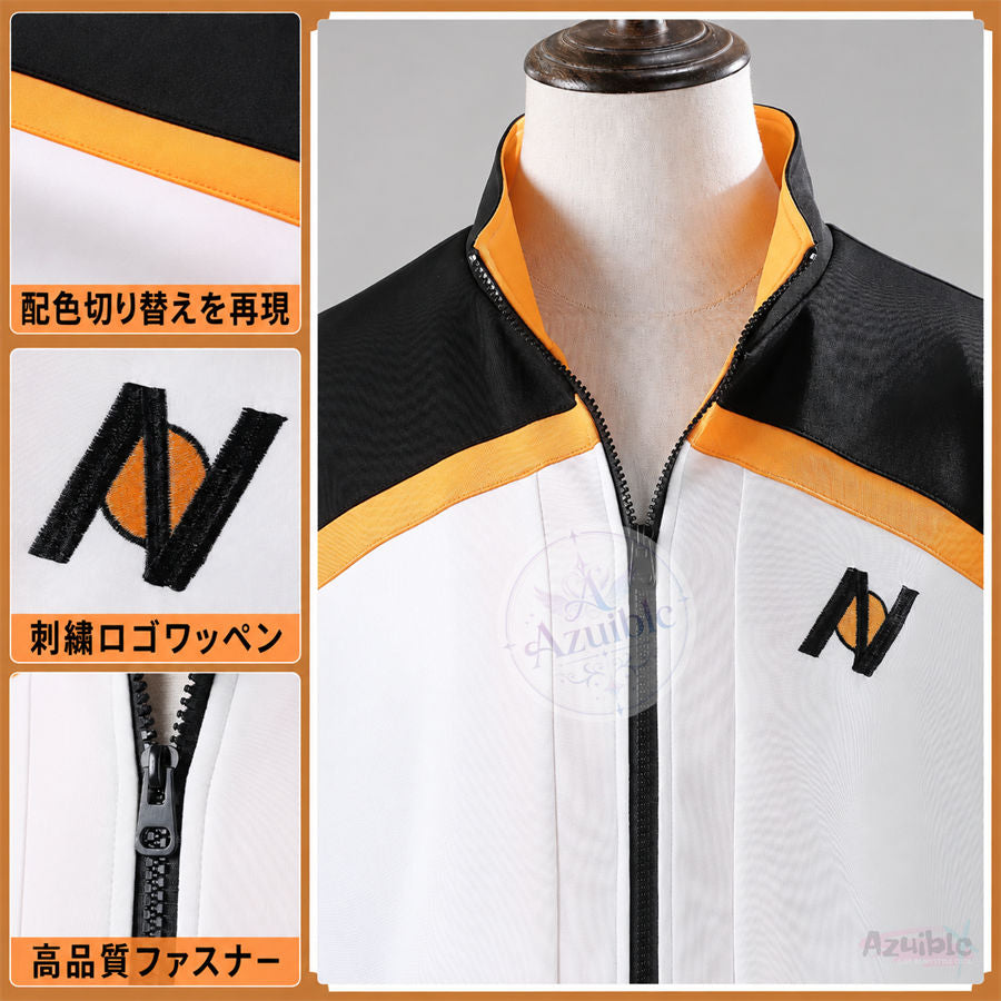 Azuiblc Re:ゼロから始める異世界生活 ナツキ・スバル コスプレ衣装｜ジャージ 上下セット ポケット付き
