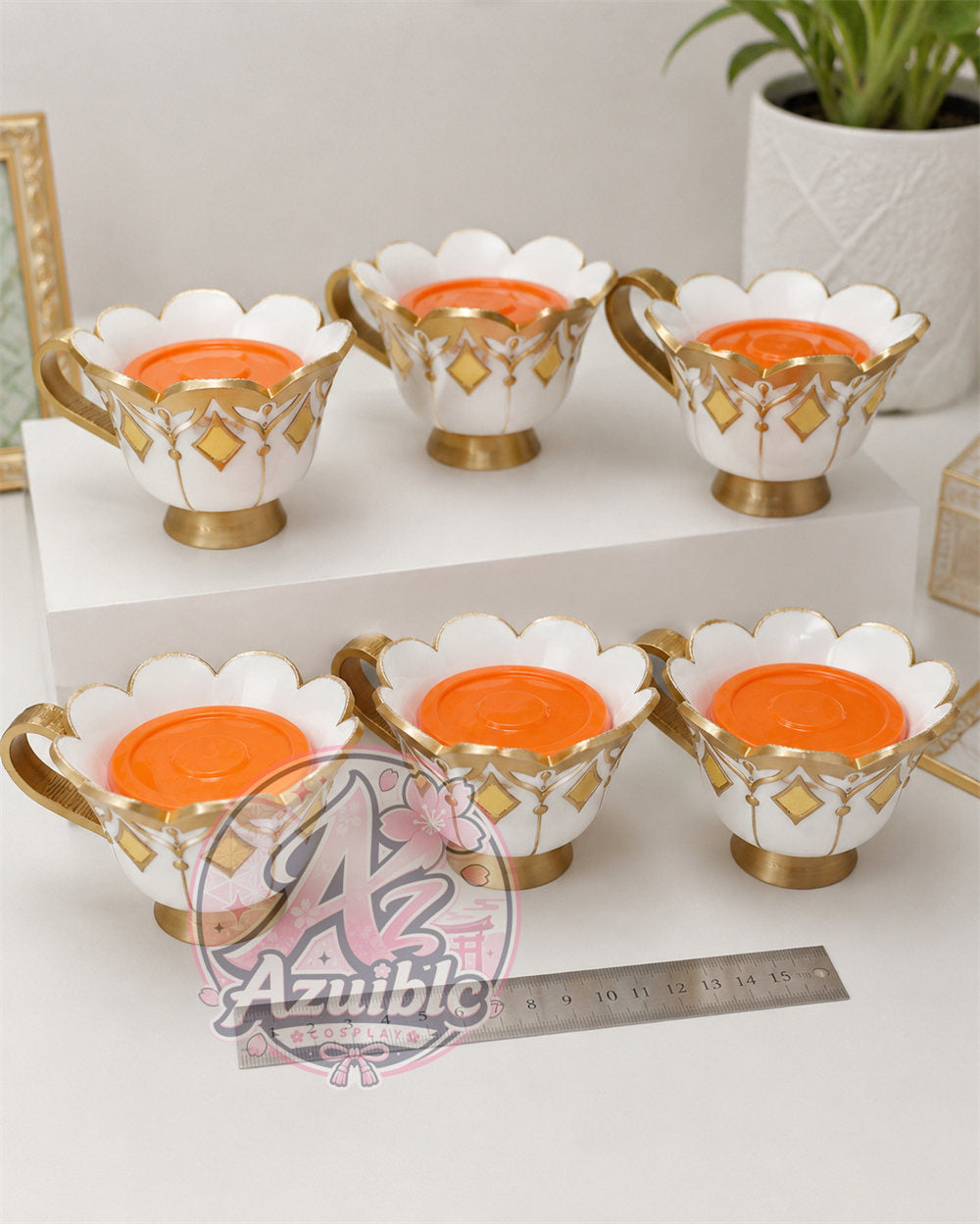 【Azuiblc】原神 サンドローネ（傀儡）専用ティーカップ型コスプレ道具 13cm PLA製 高品質アクセサリー 撮影・舞台・イベント用 Genshin Impact