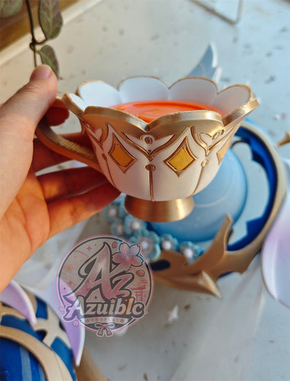 【Azuiblc】原神 サンドローネ（傀儡）専用ティーカップ型コスプレ道具 13cm PLA製 高品質アクセサリー 撮影・舞台・イベント用 Genshin Impact