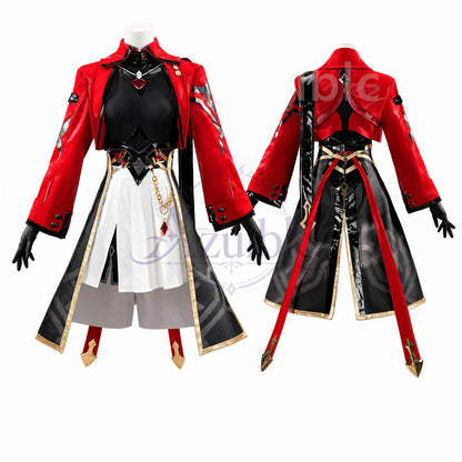 Azuiblc　崩壊スターレイル Fate　遠坂凛 コスプレ衣装　金属製パーツ PUレザー　cosplay　舞台対応　ハロウィン