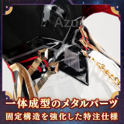Azuiblc　崩壊スターレイル Fate　遠坂凛 コスプレ衣装　金属製パーツ PUレザー　cosplay　舞台対応　ハロウィン
