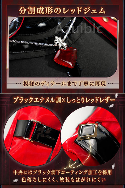 Azuiblc　崩壊スターレイル Fate　遠坂凛 コスプレ衣装　金属製パーツ PUレザー　cosplay　舞台対応　ハロウィン