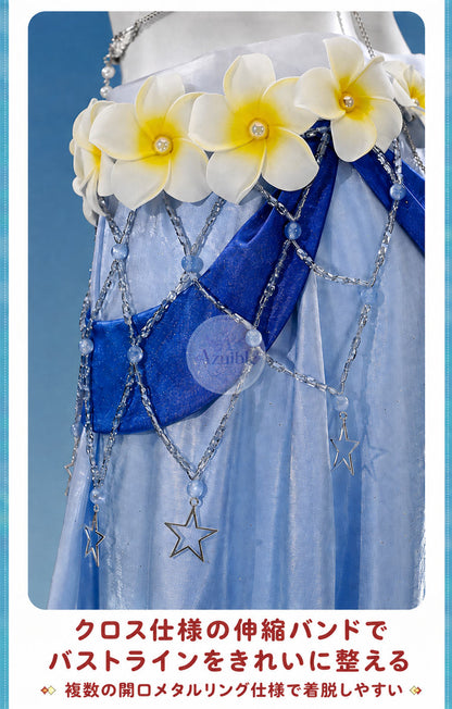 Azuiblc 崩壊スターレイル ロビン「夏空の歌」水着コスプレ衣装 夏服コスチューム 水着素材 可泳対応 cosplay イベント衣装