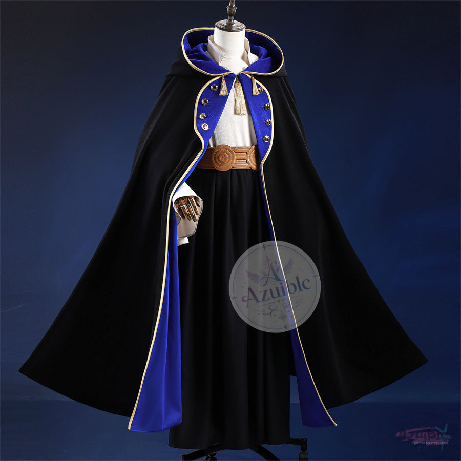 Azuiblc とんがり帽子のアトリエ オルーギオ コスプレ衣装｜メンズ ポケット付き 高品質コスチューム