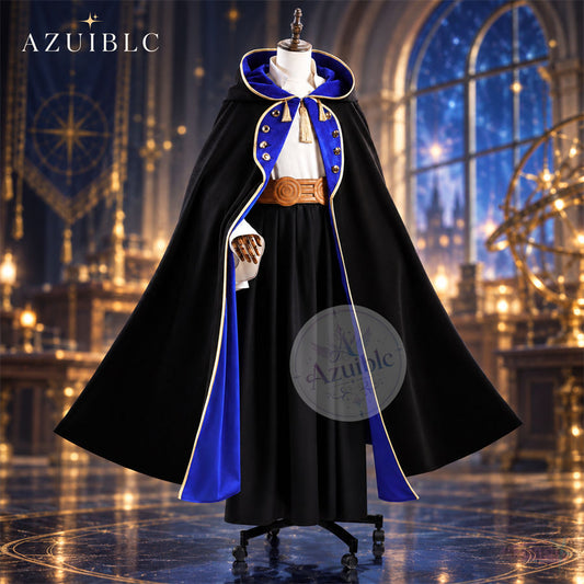 Azuiblc とんがり帽子のアトリエ オルーギオ コスプレ衣装｜メンズ ポケット付き 高品質コスチューム