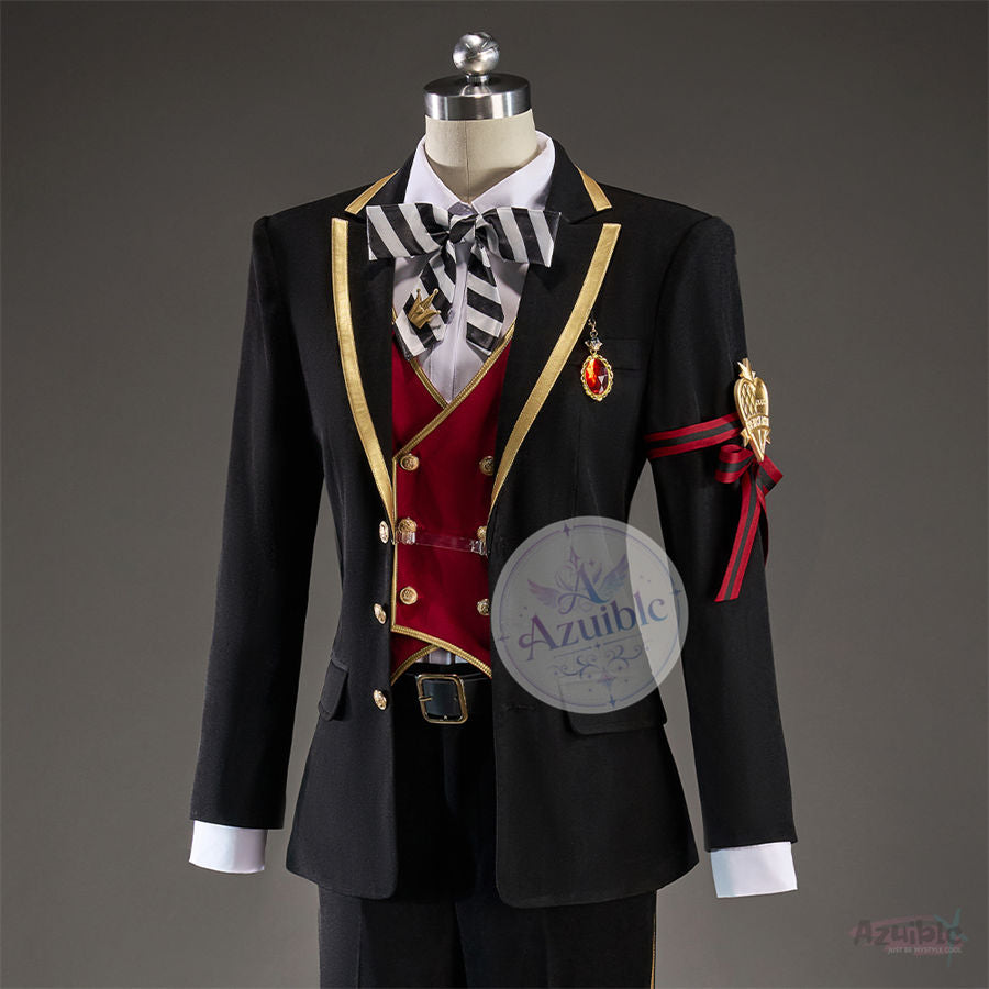 Azuiblc ツイステ リドル・ローズハート 制服 コスプレ衣装｜ハーツラビュル寮