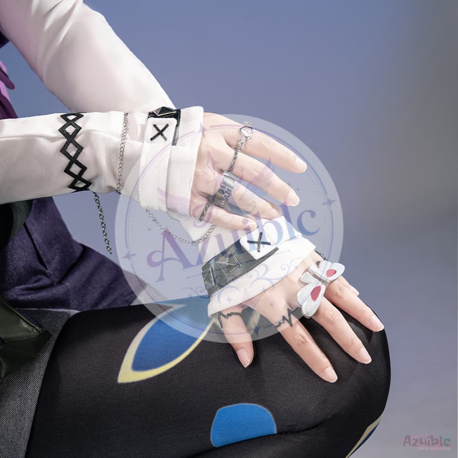 Azuiblc VALORANT  暮蝶 クローヴ コスプレ衣装｜ヴァロラント コスチューム 仮装 撮影 イベント ヴァロラント
