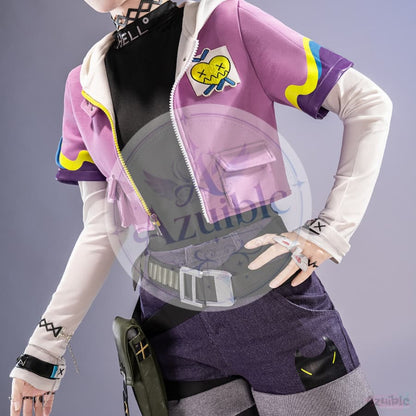 Azuiblc VALORANT  暮蝶 クローヴ コスプレ衣装｜ヴァロラント コスチューム 仮装 撮影 イベント ヴァロラント