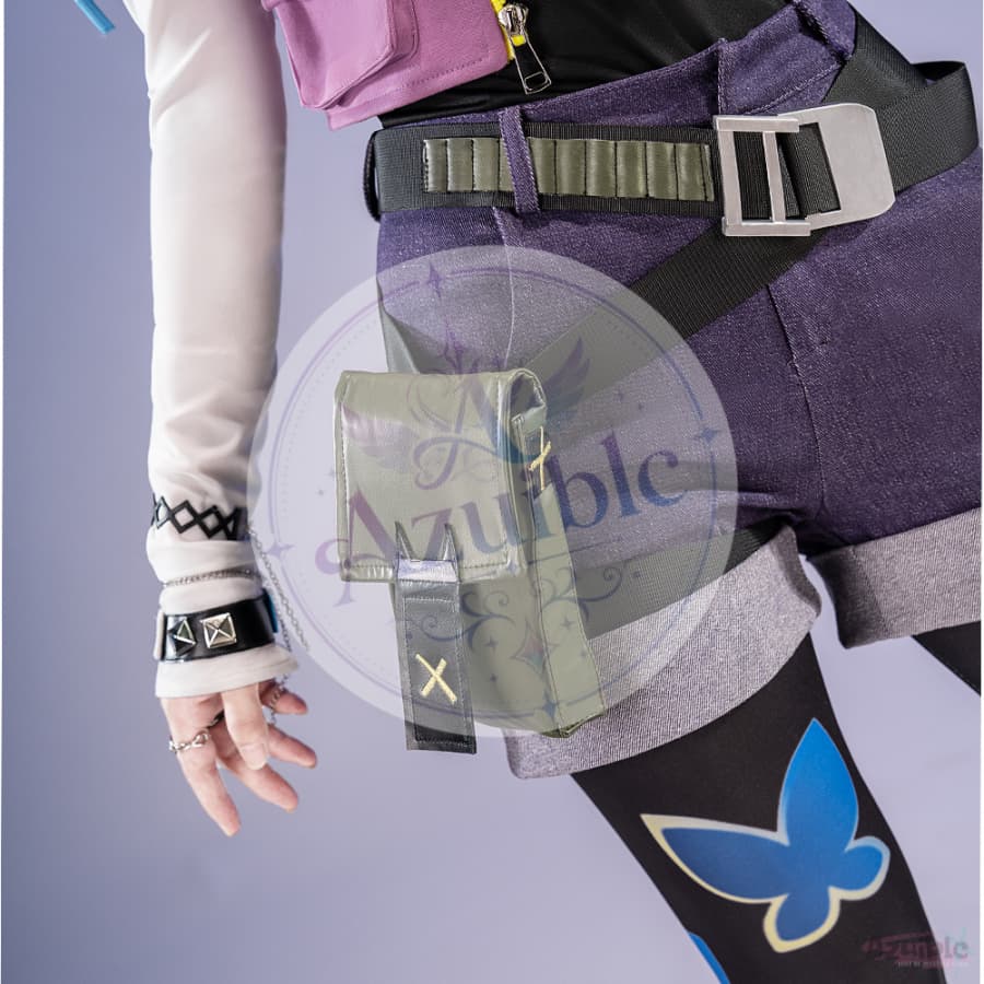 Azuiblc VALORANT  暮蝶 クローヴ コスプレ衣装｜ヴァロラント コスチューム 仮装 撮影 イベント ヴァロラント