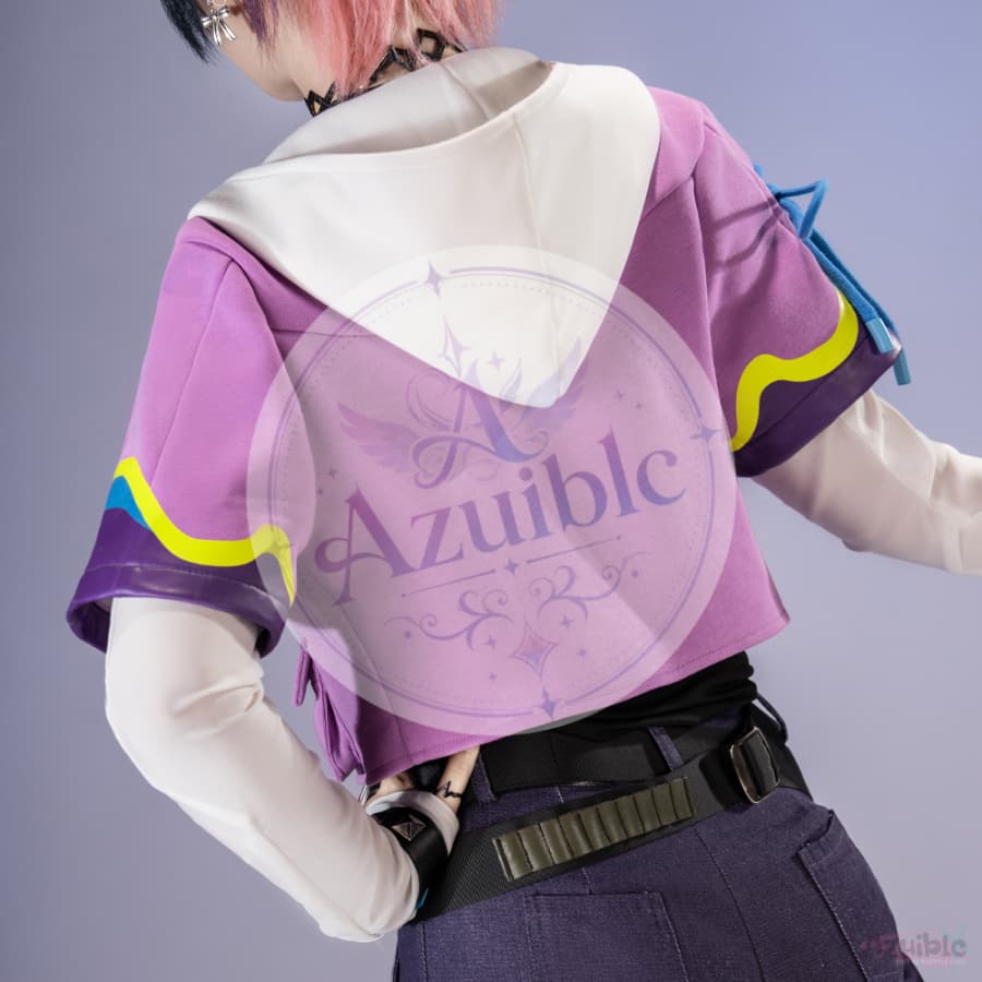 Azuiblc VALORANT  暮蝶 クローヴ コスプレ衣装｜ヴァロラント コスチューム 仮装 撮影 イベント ヴァロラント