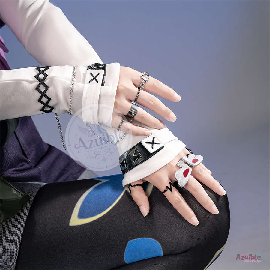Azuiblc VALORANT  暮蝶 クローヴ コスプレ衣装｜ヴァロラント コスチューム 仮装 撮影 イベント ヴァロラント