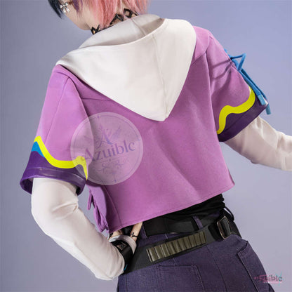 Azuiblc VALORANT  暮蝶 クローヴ コスプレ衣装｜ヴァロラント コスチューム 仮装 撮影 イベント ヴァロラント