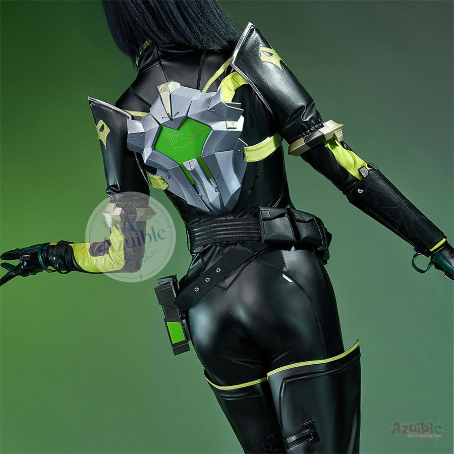 Azuiblc VALORANT ヴァイパー（Viper）コスプレ衣装｜ヴァロラント コスチューム 仮装 撮影 イベント