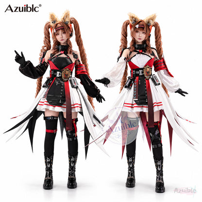 Azuiblc アークナイツ 予願アンジェリーナ コスプレ衣装｜昇進1・昇進2 2着セット