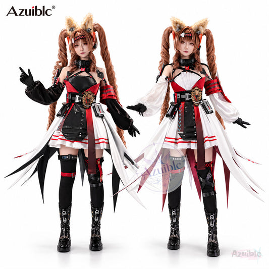 Azuiblc アークナイツ 予願アンジェリーナ コスプレ衣装｜昇進1・昇進2 2着セット