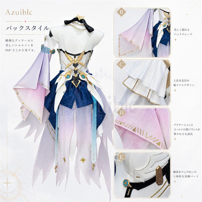 Azuiblc 鳴潮 エイメス コスプレ衣装｜3D PLAパーツ付き ハロウィン 仮装 舞台服 オリジナル風