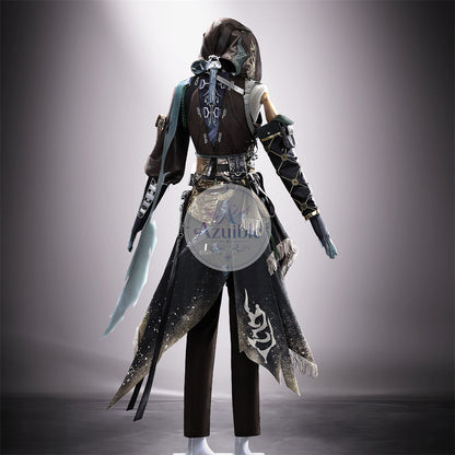 Azuiblc 鳴潮 景燃 ジンラン コスプレ衣装　3ｄパーツ＋刺繍柄　尋幽客　コスチューム　ハロウィン