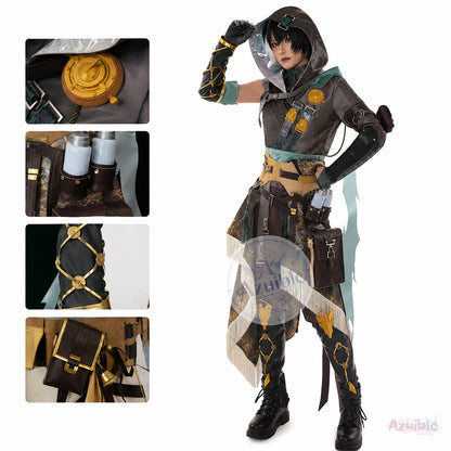 Azuiblc 鳴潮 景燃（ジンラン）コスプレ衣装｜Wuthering Waves コスプレ