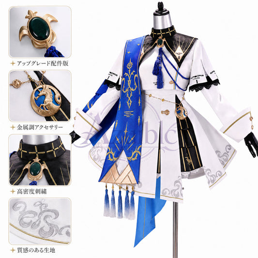 Azuiblc 鳴潮 フィービー コスプレ衣装｜3D PLAパーツ付き ハロウィン 仮装 舞台服 オリジナル風
