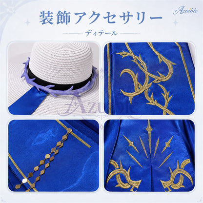 Azuiblc 鳴潮 フィービー コスプレ衣装｜3D PLAパーツ付き ハロウィン 仮装 舞台服 オリジナル風