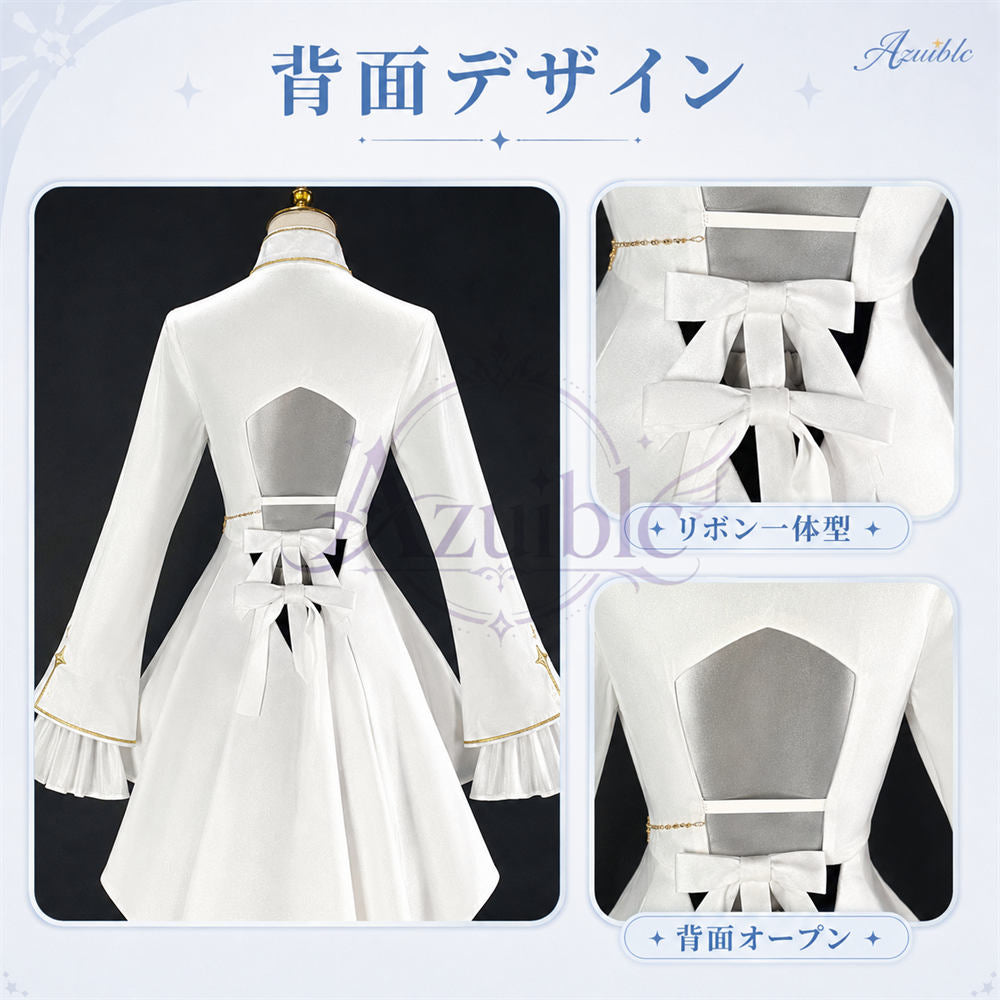 Azuiblc 鳴潮 フィービー コスプレ衣装｜3D PLAパーツ付き ハロウィン 仮装 舞台服 オリジナル風