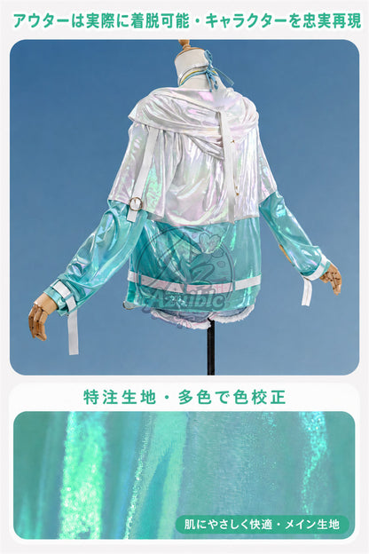 Azuiblc　鳴潮 千咲　白桃パフェ　コスプレ　リンネー　ミントキャンディ　コスプレ衣装　フルセット　cosplay