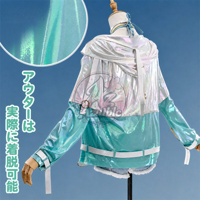 Azuiblc　鳴潮 千咲　白桃パフェ　コスプレ　リンネー　ミントキャンディ　コスプレ衣装　フルセット　cosplay