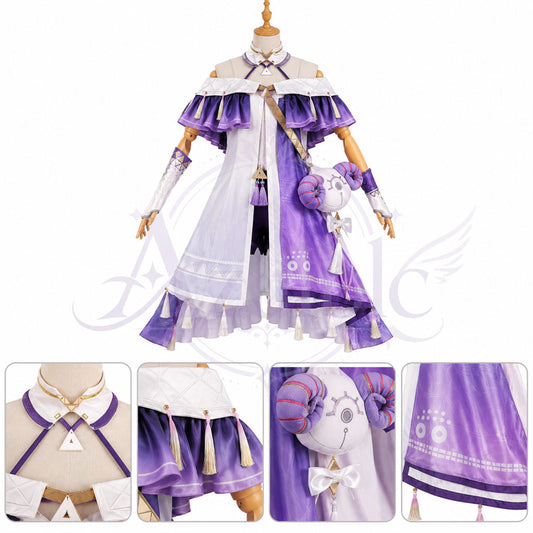 Azuiblc 鳴潮 シグリカ コスプレ衣装｜3D PLAパーツ付き ハロウィン 仮装 舞台服 オリジナル風
