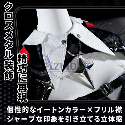 【Azuiblc】ゼンゼロ ラミル Ramiel コスプレ衣装 マスク付き 金属アクセサリー 翼、ウィッグ追加対応 レミエール cosplay