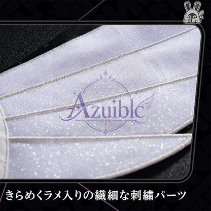 【Azuiblc】ゼンゼロ ラミル Ramiel コスプレ衣装 マスク付き 金属アクセサリー 翼、ウィッグ追加対応 レミエール cosplay