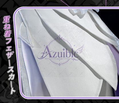 【Azuiblc】ゼンゼロ レミエール・ダン Remielle Dan コスプレ衣装 帽子付き 金属アクセサリー 翼、ウィッグ追加対応 cosplay 舞台 イベント
