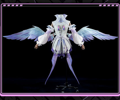 【Azuiblc】ゼンゼロ レミエール・ダン Remielle Dan コスプレ衣装 帽子付き 金属アクセサリー 翼、ウィッグ追加対応 cosplay 舞台 イベント