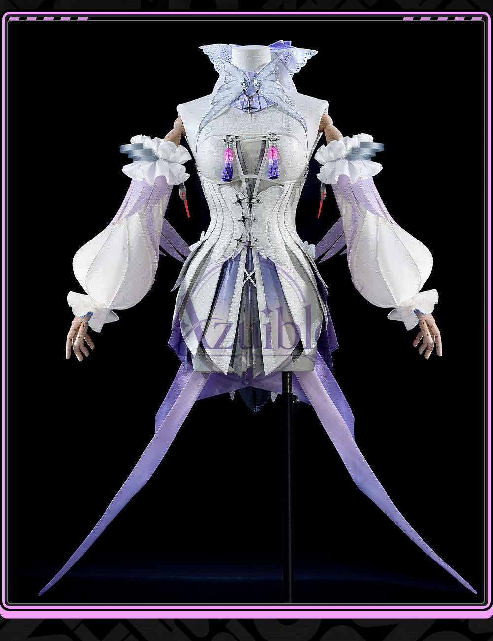 【Azuiblc】ゼンゼロ レミエール・ダン Remielle Dan コスプレ衣装 帽子付き 金属アクセサリー 翼、ウィッグ追加対応 cosplay 舞台 イベント